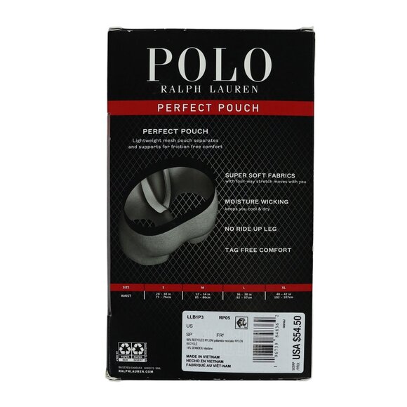 Polo Ralph Lauren 3-Pack Ultimate Support Boxer Briefs Men's Underwear NIP - Picture 2 of 2